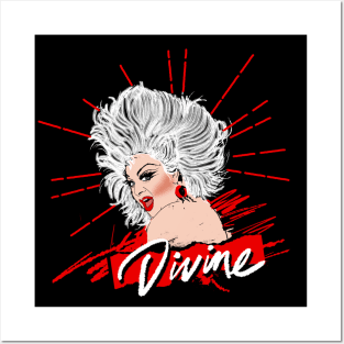 DIVINE 80S RETRO STYLE Posters and Art